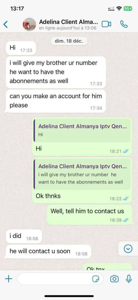 WhatsApp customer chat verification screenshot 5